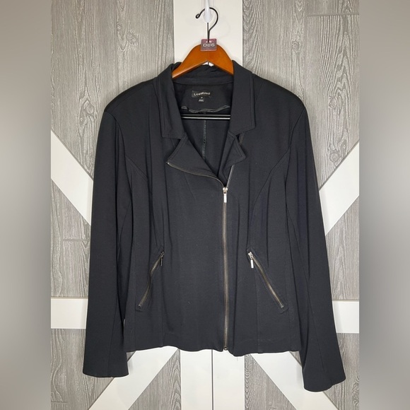 Lane Bryant Jackets & Blazers - 086. Women's Lane Bryant Plus Size Moto Jacket Black 28